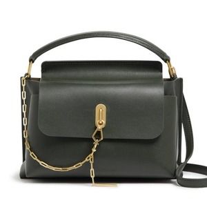 ZAC POSEN Bea Top Handle Leather Crossbody Bag